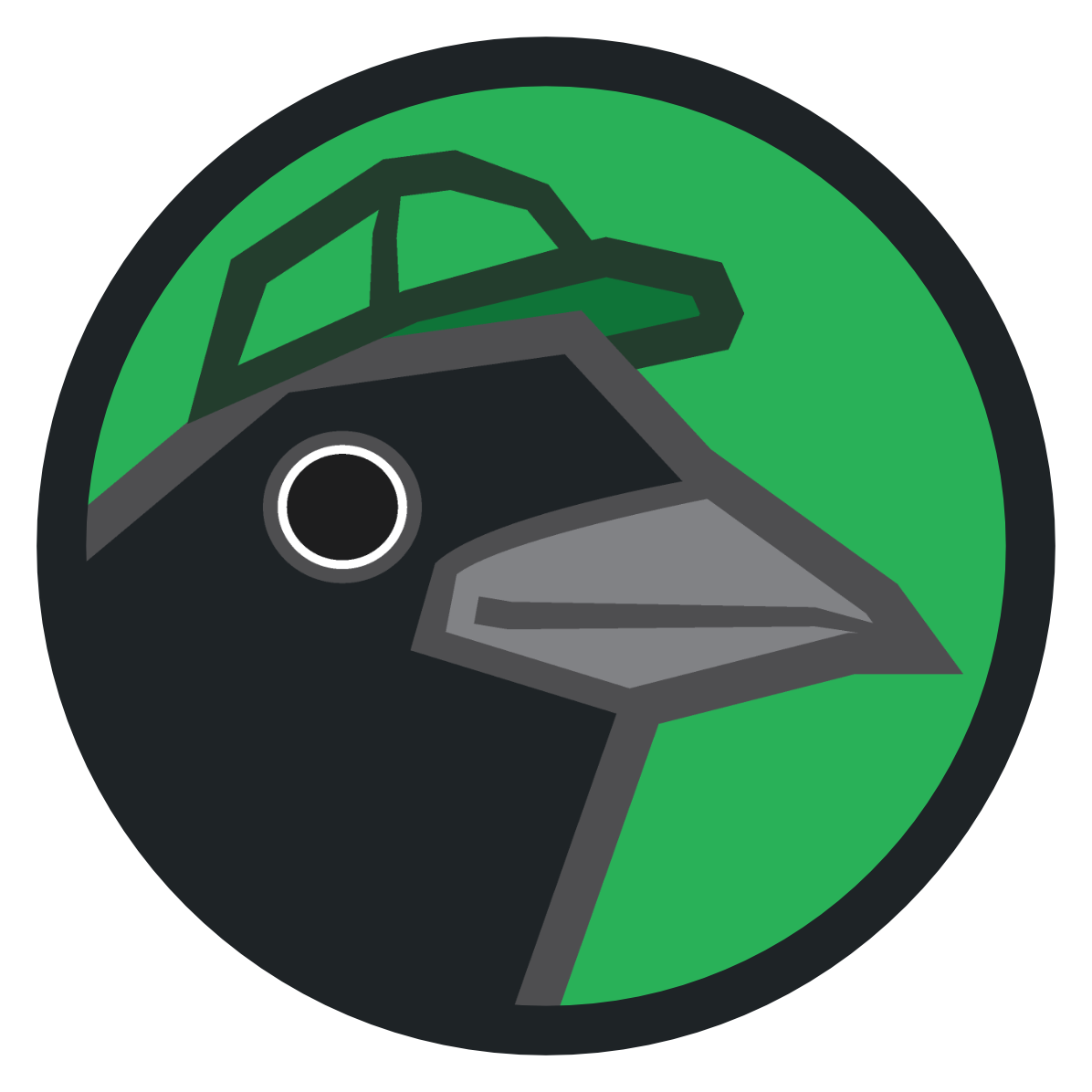 Ada the crow, the mascot of Sneaky Crow